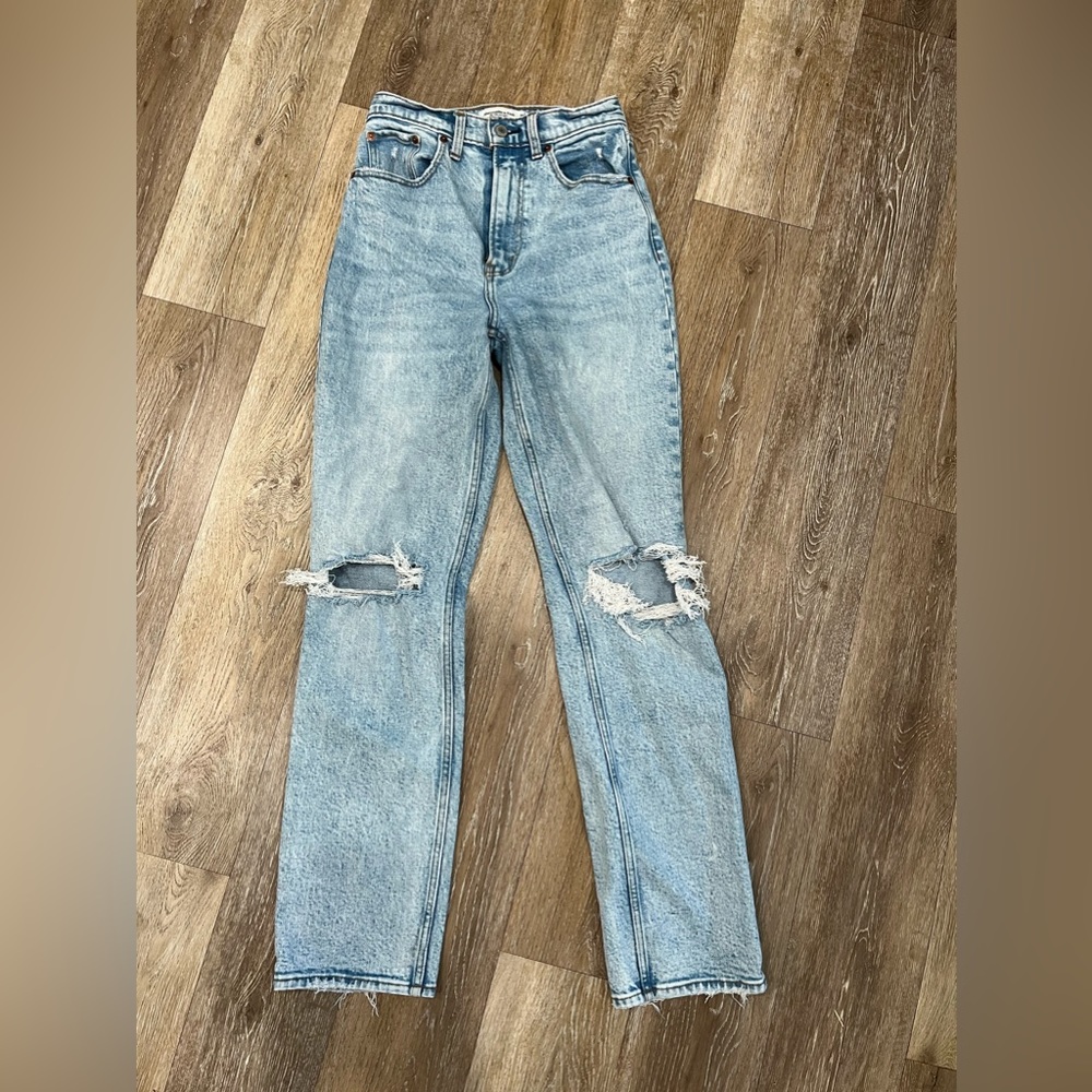 Abercrombie straight leg jeans